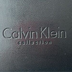 CALVIN KLEIN Collection Black Hard-shell Glasses (CASE ONLY) Flip-top Pre-Owned